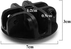 4-Way Roof Centre Bracket Pop-up Gazebo Replacement Tent Spare Parts Canopy Connector Plastic Black for Pavilion Tent Parasol Gazebo