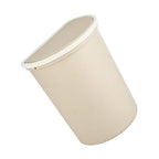 Hanging Wall-Mounted Trash Can Large Plastic Kitchen Waste Bin with Lid Practical Storage Container for Household Bedroom and Living Plastic Elegant Apricot Color