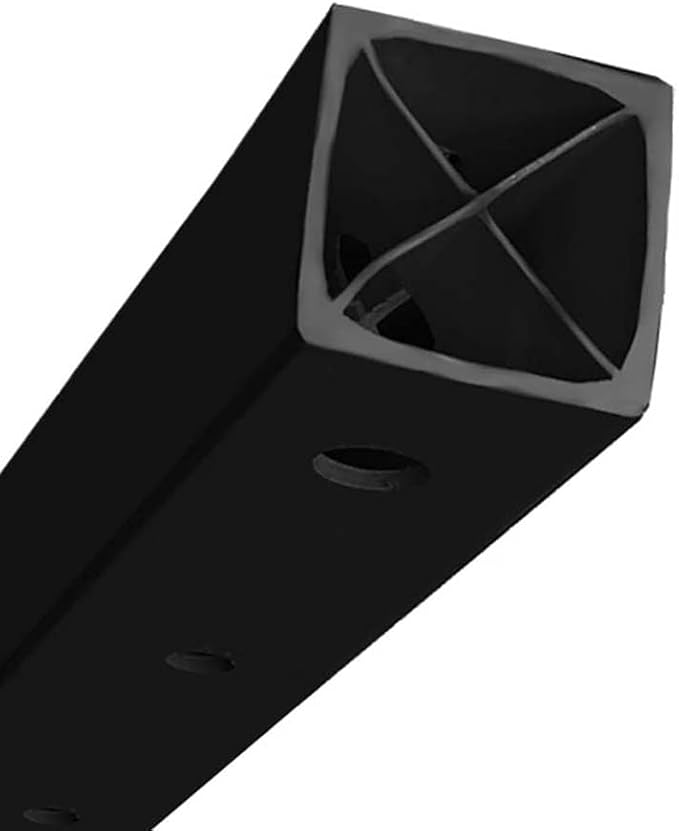 Plasticade Roll-A-Post Portable Sign Post with 60" Power Post Plastic Signpost, Designed for Schools, Sidewalks or Parking Lots, Durable and Resistant to Weathering, Yellow Base with Black Post
