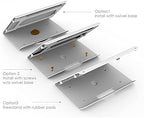 Tablet Stand for Desk Compatible with 10.2" iPad 7 8 9, All Metal, 360 Swivel Base, Anti Theft Tablet Retail Stand - BSC102WT