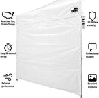 Eurmax USA Instant Canopy SunWall Tent Sidewalls for 10x10 Pop Up Canopy Tent,1 Pack Sidewall Only (White)