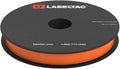 LabelTac 4 and Pro Model Indoor/Outdoor Rack Label Supply 0.5" x 150' Orange