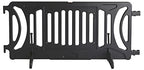 Billboard Barricade 42x96 Plastic Pedestrian Barricade- Black