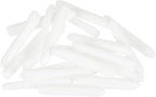 uxcell 20pcs Rubber End Caps 1.3mm ID Vinyl Round Tube Bolt Cap Cover Thread Protectors White