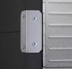 Heavy Duty Storage Solid Stainless Steel Cabinet with Lockable, Adjustable Shelf, Metal Garage Organizer (Graphite, 36" W x 24" D x 72" H)