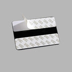 5 Pack Acrylic Label Holder Price Tag Displays Sign Holder with 3M Tape Adhesive Wall Mount Sign Stand (Black 100*70mm/3.94*2.76 inches)