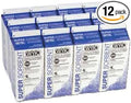 WYK Super Sorbent 2000 Series – Industrial Liquid & Oil Absorbent and Traction Agent for Spills, Leaks & Safety Maintenance – Fast-Acting Multi-Purpose Spill Absorber – BLUE Super Sorbent - Pack of 12
