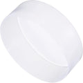 uxcell 4pcs Rubber End Caps 160mm ID Vinyl Round End Cap Cover Screw Thread Protectors Clear, 50mm Height