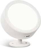 EZVALO LED Wall Mounted Lights, 5500mAh Rechargeable Wall Sconces Lamp, 3 Color Temps & Remote and Touch Control, 360°Rotation Dimmable Cordless Wall Light for Bedroom (3 Pack White)