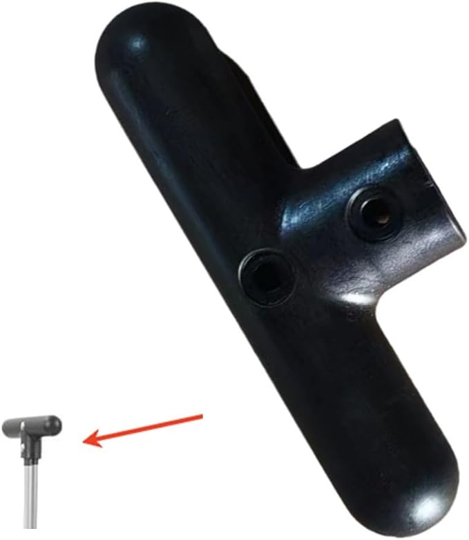 Camping Wagon Cart Push Handle 13 x 5.5 cm Ergonomic Plastic Replacement Grip for Luggage Hand Trucks and Outdoor Cargo Carts
