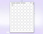NextDayLabels - Pack of 100 Sheets, 8-1/2 x 11 Fluorescent Labels for Laser & Inkjet Printer (Pink Fluorescent, 1" Round - 63 per Page, 6300 Labels)