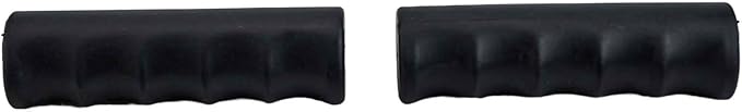 2Pcs Rubber Handle Cover Wheelbarrow Rubber Non-Slip Ergonomic Weatherproof Round Handle Grip Covers For Garden Carts(118 x 26mm)