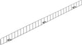 10 Pcs 48" * 3" Silver Retail Gondola Shelf Front Wire Fence Guard Rail - Display Enhancer for Retail Stores, Sturdy Shelf Guardrail