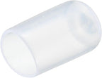 uxcell 20pcs Rubber End Caps 12mm(1/2") ID Vinyl PVC Round Tube Bolt Cap Cover Screw Thread Protectors Clear