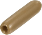 uxcell 20pcs Rubber End Caps 2mm ID Vinyl PVC Round Tube Bolt Cap Cover Screw Thread Protectors Light Brown