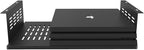 JINGCHENGMEI Under Desk Computer Mount for Small Form Factor SFF Computers and PCs,Using Space 17.3" x H 4" x D 12", Compatible with PlayStation 4, PS4 Slim, PS4 Pro,Gaming Under Desk(4inch High)