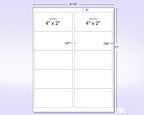 NextDayLabels - 8-1/2 x 11 Neon Color High Light Fluorescent Labels for Laser & Inkjet Printer (Pink Fluorescent, 4 x 2-10 Per Page | 250 Labels)