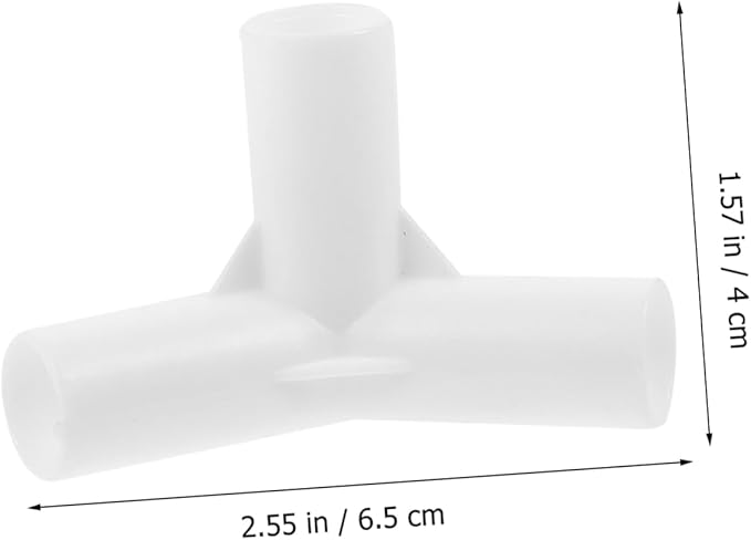 Three-Way Connector Tent Pole Fitting Kit 20pcs for Rooftop Festival Pop up Tents
