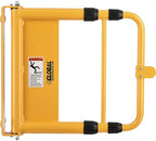 Global Industrial Universal Spring-Loaded Safety Swing Gate, 22" to 40" W Adjustable Opening, Self-Closing Safety Gate, Powder Coated High-Visibility Yellow