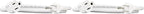 Amazon Basics Extension Cord, 13 Amps, 125V, 3 Foot, White - Pack of 2