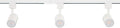 Amped Collection 3-Light 48in Field Cuttable LED Track Lighting Kit with 3 LED 5-CCT Selectable Track Heads, 4ft Track, End Caps, Floating Feed in White Finish