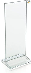 Azar Displays 142745 4.25" W x 11" H Vertical Top-Load Sign Holder