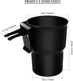 Car Cup Holder Organizer Drink Bottle Holder Stand Plastic Trash Container for Cellphone Keys Water Bottles Pen Food and So On