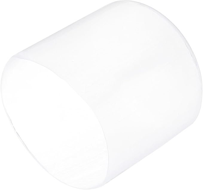 uxcell 4pcs Rubber End Caps 42mm ID Vinyl Round Tube Bolt Cap Cover Screw Thread Protectors Clear, 40mm Height