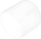 uxcell 4pcs Rubber End Caps 42mm ID Vinyl Round Tube Bolt Cap Cover Screw Thread Protectors Clear, 40mm Height
