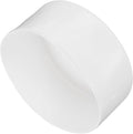 uxcell 4pcs Rubber End Caps 110mm ID Vinyl Round End Cap Cover Screw Thread Protectors White, 50mm Height