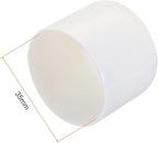 uxcell 10pcs Rubber End Caps 35mm ID Vinyl Round Tube Bolt Cap Cover Screw Thread Protectors White