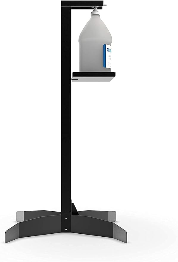 Foot Operated Hand Sanitizer Stand, Freestanding Fully Adjustable Hand Sanitizing Station for Commercial and Industrial Use