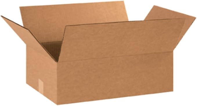 Secure Seal - 17x12x6 Pack of 50 Corrugated Cardboard Packing Shipping Mailing Moving Carton Boxes