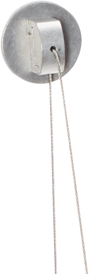 Spancraft Glass CR-8x33-Brushed Steel Crane Glass Shelf, Brushed Steel, 8" x 33"