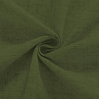 Faux Linen Semi Sheer Room Divider Curtain with Flexible Curtain Track, Extra Wide Light Filtering Privacy Curtain for Patio Sliding Glass Door, Living Room Bedroom, Olive Green, W100xL96, 1 Panel