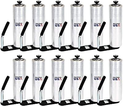 PalPak100 -The Leading Stretch Film Dispenser - Holds 12" to 18" Stretch Film - Light Weight Industrial Strength (12 Pack)