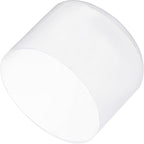 uxcell 4pcs Rubber End Caps 55mm ID Vinyl Round Tube Bolt Cap Cover Screw Thread Protectors Clear, 40mm Height