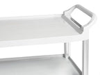 Amazon Basics 3 Shelves Utility Cart with 400 lbs Loading Capacity, Smooth move, Gray