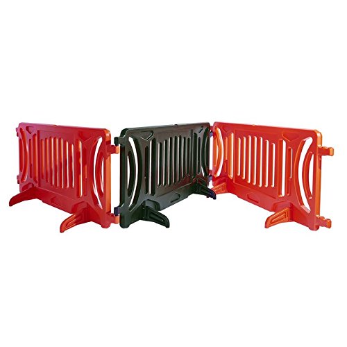 Billboard Barricade 42x96 Plastic Pedestrian Barricade- Blue
