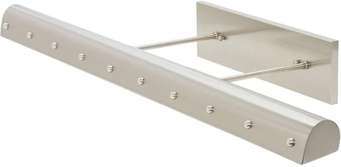House of Troy DTBLEDZ36-SN/PN Satin Nickel and Polished Nickel Directwire Traditional 36" LEDZ Picture Light with Ball Motif