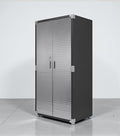 Heavy Duty Storage Solid Stainless Steel Cabinet with Lockable, Adjustable Shelf, Metal Garage Organizer (Graphite, 36" W x 24" D x 72" H)