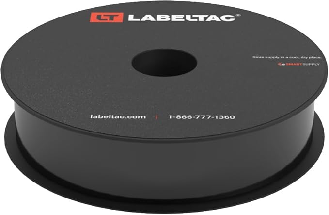 LabelTac 4 and Pro Model Indoor/Outdoor Rack Label Supply 1" x 150' Black
