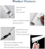 Self-Adhesive Corner Cord Cover, PVC Cable Floor Strip Protector, Wire Management Solution for Home Office, Black (Model NO.3) - Tidy Up Your Space!