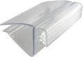 DGS Retail Sign Holder, Wood Shelf Edge Sign Holder, Hinged, Gripper 1-1/2 Inch Wide, 100 Pack
