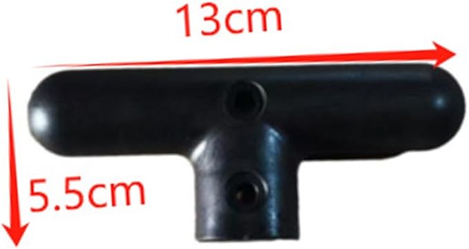 Camping Wagon Cart Push Handle 13 x 5.5 cm Ergonomic Plastic Replacement Grip for Luggage Hand Trucks and Outdoor Cargo Carts