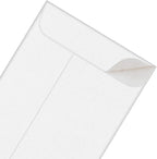 500 PCS #3 Coin Envelopes, 2-1/2'' x 4-1/4'' inches White Kraft Envelopes Classic Small Parts Envelopes with Self Adhesive Gummed Flap for Coins, Cash, Credit Cards, Seeds
