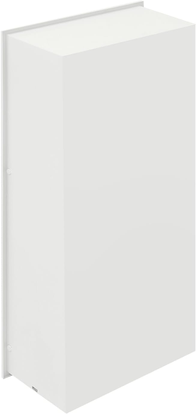 Stainless Steel Shower Niche with Trash Can Stainless Recessed Storage Cabinet White 26 * 11.8 No Tile Needed Wall Niche Recessed Toilet Paper Holder for Kitchen Living Room Bedroom Hotel