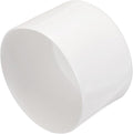 uxcell 4pcs Rubber End Caps 75mm ID Vinyl Round End Cap Cover Screw Thread Protectors White, 50mm Height