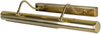 Luminaire Raw Brass Modern Painting Light - Vintage Vanity Dimmable Artwork Lighting Canvas - 270° Movable Sconce Framed Artwork, Wall Lighting for Picture Wall Light (Brushed Chrome)