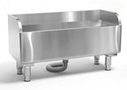 Commercial Floor Mop Sink，Stainless Steel Mop Service Basin，Mop Cleaning Sink，Vertical industrial sewage tank for balconies, laundry rooms, industries, etc（39.37”×16.1”×21.6”)